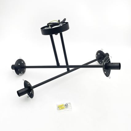 Brilagi - MALIVA pintakiinnitteinen kattovalaisin 4xE14/15W/230V, musta/valkoinen