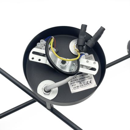 Brilagi - MALIVA pintakiinnitteinen kattovalaisin 4xE14/15W/230V, musta/valkoinen