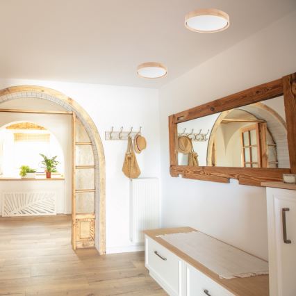 Brilagi - LED himmennettävä kattovalaisin MANAROLA SMART LED/24W/230V 2700-6500K halkaisija 41 cm Wi-Fi + Tuya kaukosäädin