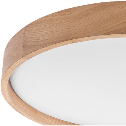 Brilagi - LED himmennettävä kattovalaisin MANAROLA SMART LED/36W/230V 2700-6500K tammi Ø 51 cm Wi-Fi + Tuya kaukosäädin