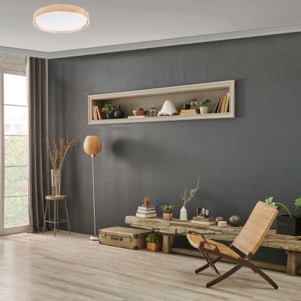 Brilagi - LED himmennettävä kattovalaisin MANAROLA SMART LED/36W/230V 2700-6500K halkaisija 51 cm Wi-Fi Tuya + kaukosäädin