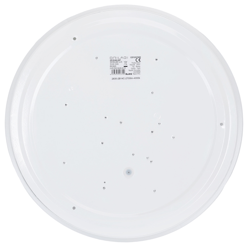 Brilagi - LED-himmennettävä kattovalaisin MILKY WAY LED/24W/230V 3000-6500K Ø 38 cm + kaukosäädin