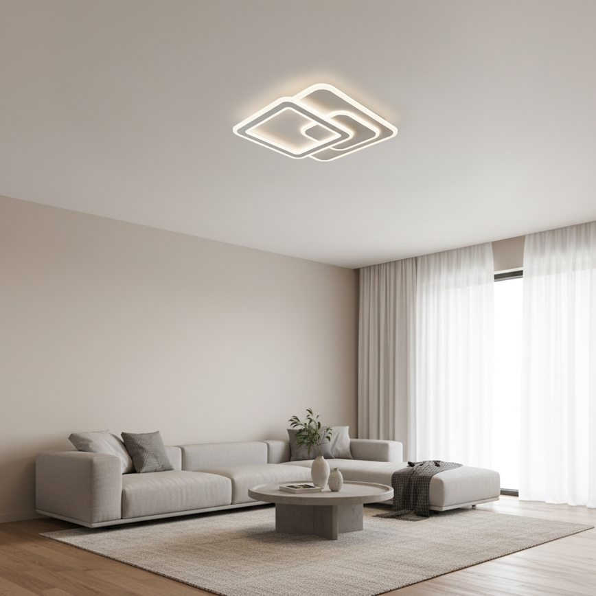 Brilagi - MODERN himmennettävä LED-kattovalaisin 80W/230V 3000-6000K 52,5x52,5 cm + kaukosäädin