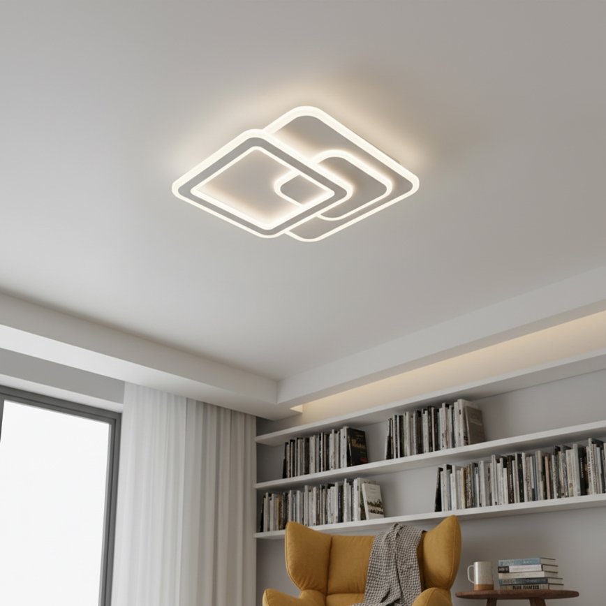 Brilagi - MODERN himmennettävä LED-kattovalaisin 80W/230V 3000-6000K 52,5x52,5 cm + kaukosäädin
