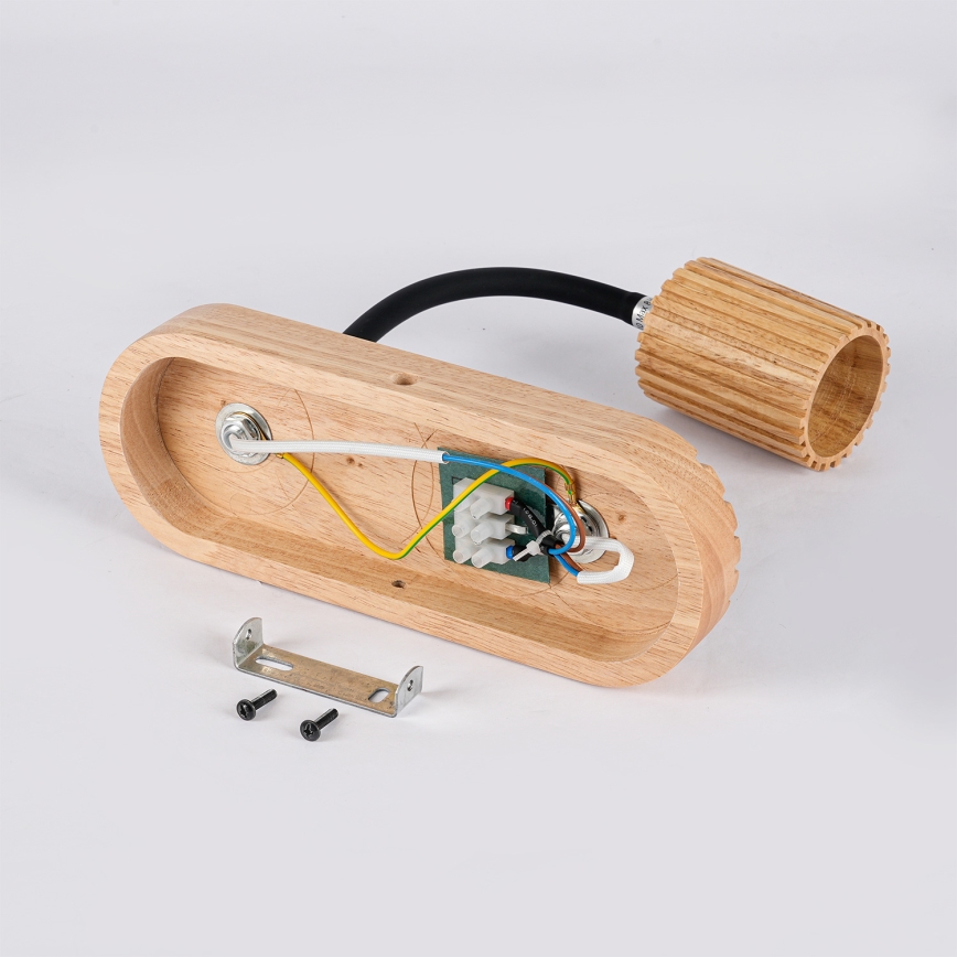 Brilagi - MODERN WOOD puinen seinävalaisin 1xG9/5W/230V + 1xGU10/8W