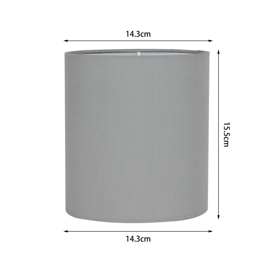 Brilagi - Monikäyttöinen varjostin NUBILA E27 15,5x14 cm vaaleanharmaa