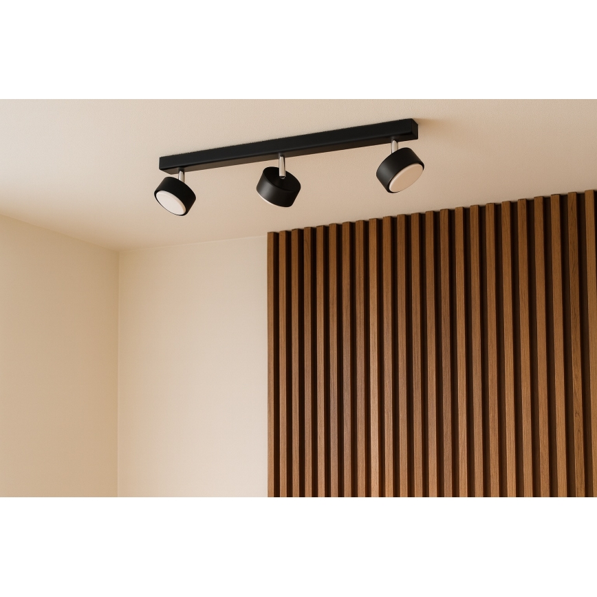 Brilagi - MONO LED-spottivalaisin 3xGX53/30W/230V, musta