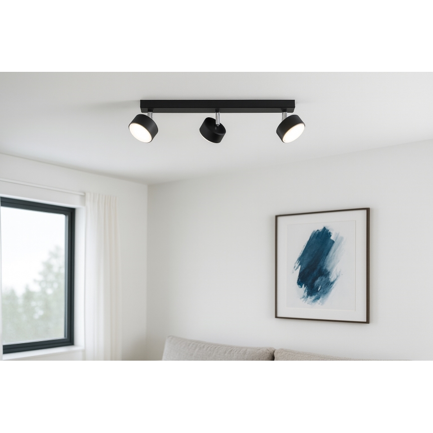 Brilagi - MONO LED-spottivalaisin 3xGX53/30W/230V, musta