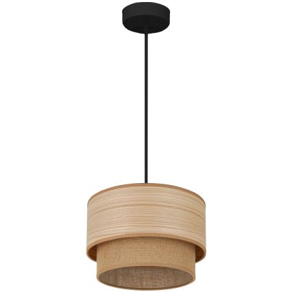 Brilagi - Ripustettava kattovalaisin MONTANA BOHO 1xE27/15W/230V halkaisija 25 cm ruskea/musta