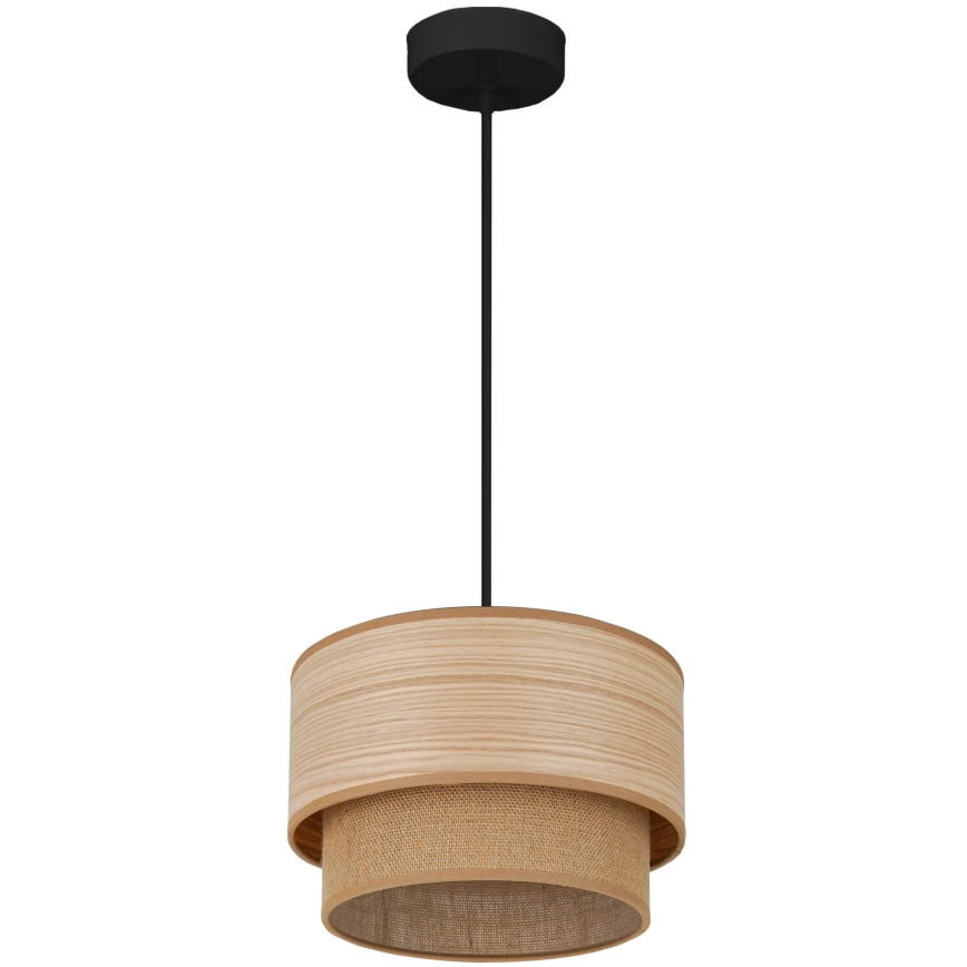 Brilagi - Ripustettava kattovalaisin MONTANA BOHO 1xE27/15W/230V halkaisija 25 cm ruskea/musta