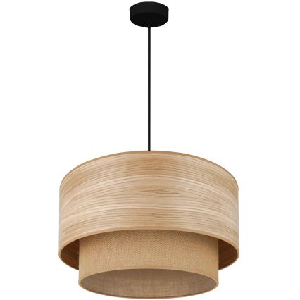 Brilagi - Ripustettava kattovalaisin MONTANA BOHO 1xE27/15W/230V halkaisija 45 cm ruskea/musta