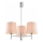 Brilagi - MONTE-varrellinen kattokruunu 3xE27/15W/230V beige/kiiltävä kromi