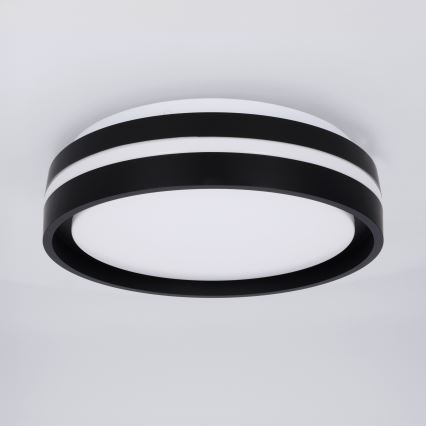 Brilagi - NAOMI LED-kattovalaisin LED/24W/230V, halkaisija 28,5 cm, musta