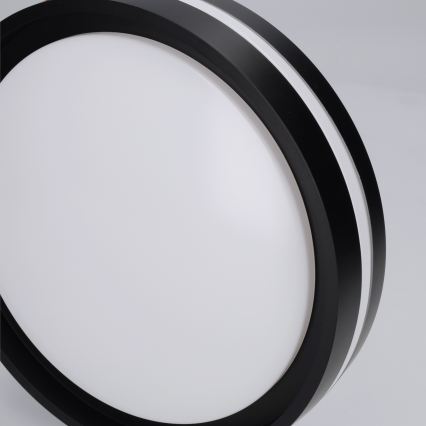 Brilagi - NAOMI LED-kattovalaisin LED/24W/230V, halkaisija 28,5 cm, musta