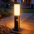 Brilagi - NOVA ulkovalaisin liiketunnistimella 1xE27/15W/230V 40 cm IP44 antrasiitti