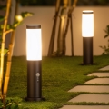 Brilagi - NOVA ulkovalaisin liiketunnistimella 1xE27/15W/230V 40 cm IP44 musta
