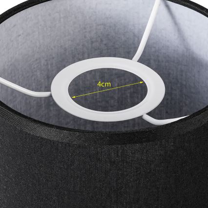 Brilagi - Universaali varjostin NUBILA E27 15,5x14 cm antrasiitti