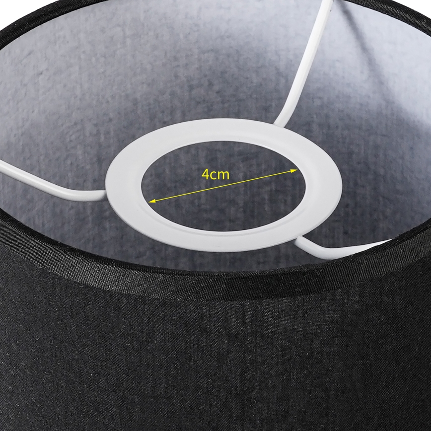 Brilagi - Universaali varjostin NUBILA E27 15,5x14 cm antrasiitti