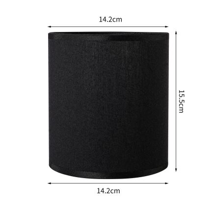 Brilagi - Universaali varjostin NUBILA E27 15,5x14 cm antrasiitti