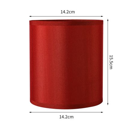 Brilagi - Yleinen varjostin NUBILA E27 15,5x14 cm punainen