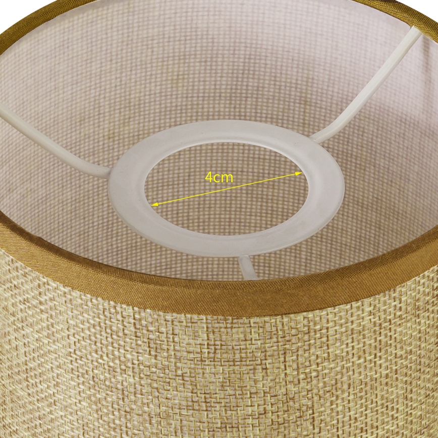 Brilagi - Yleinen varjostin NUBILA E27 15,5x14 cm vaaleanruskea