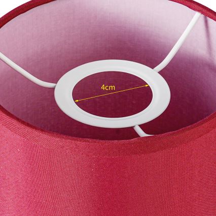 Brilagi - Yleiskäyttöinen varjostin NUBILA E27 15,5x14 cm vaaleanpunainen