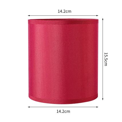 Brilagi - Yleiskäyttöinen varjostin NUBILA E27 15,5x14 cm vaaleanpunainen