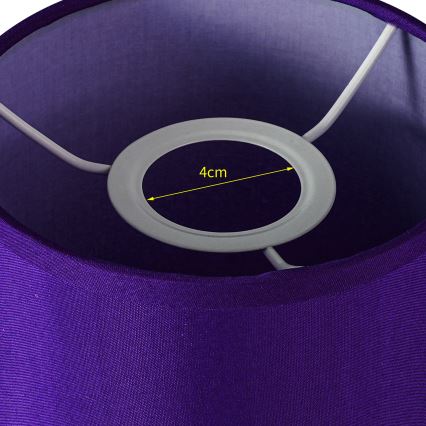 Brilagi - Yleinen varjostin NUBILA E27 15,5x14 cm violetti