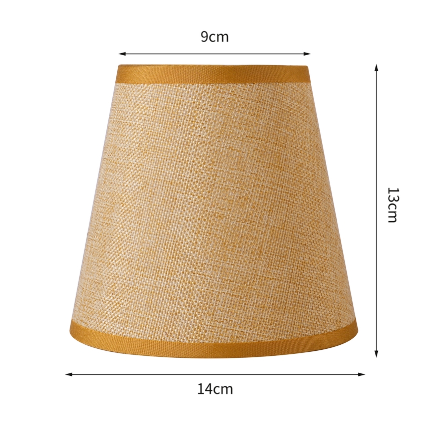 Brilagi - Yleinen varjostin NUBILA E27 13x9 cm vaaleanruskea