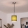 Brilagi - NUBILA LED-riippuvalaisin kaapelikiinnityksellä, 1xE27/60W/230V, Ø 14 cm, musta/vihreä