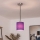 Brilagi - NUBILA LED-riippuvalaisin kaapelilla 1xE27/60W/230V halkaisija 14 cm musta/violetti