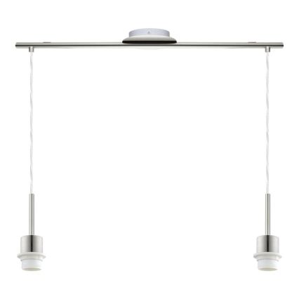 Brilagi - NUBILA LED-riippuvalaisin kaapelilla 2xE27/60W/230V valkoinen