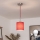 Brilagi - NUBILA LED-riippuvalaisin ripustuslangalla 1xE27/60W/230V, Ø 14 cm, punainen