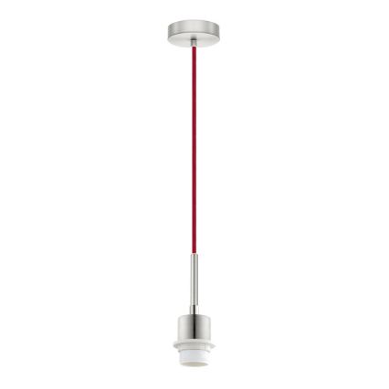 Brilagi - NUBILA LED-riippuvalaisin ripustuslangalla 1xE27/60W/230V, Ø 14 cm, punainen