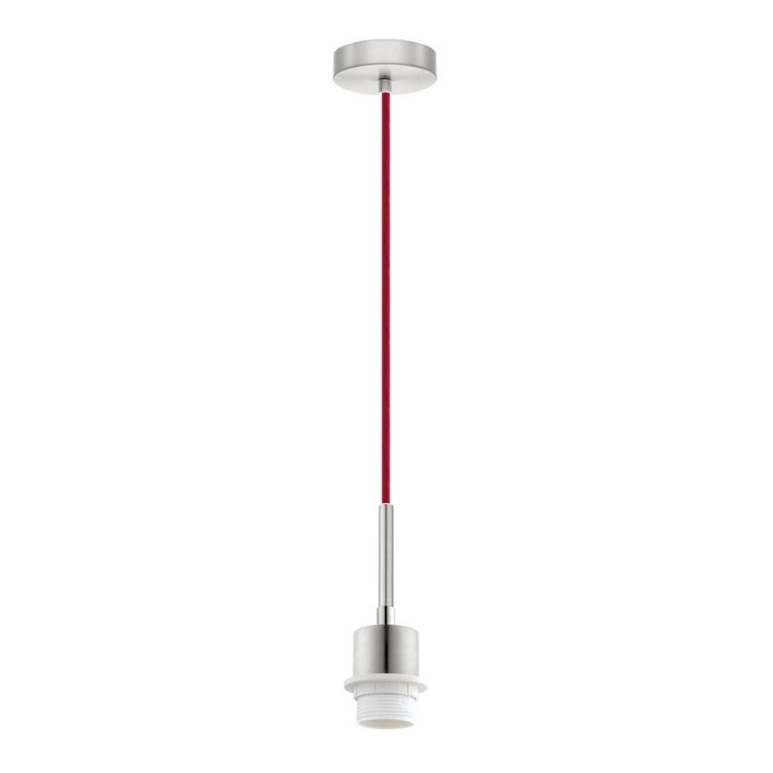 Brilagi - NUBILA LED-riippuvalaisin ripustuslangalla 1xE27/60W/230V, Ø 14 cm, punainen