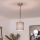 Brilagi - NUBILA LED-riippuvalaisin vaijerilla 1xE27/60W/230V halkaisija 14 cm musta/vaaleanharmaa