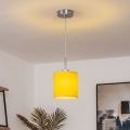 Brilagi - NUBILA LED-riippuvalaisin vaijerilla 1xE27/60W/230V Ø 14 cm keltainen