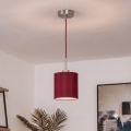 Brilagi - NUBILA LED-riippuvalaisin vaijerilla 1xE27/60W/230V, ø 14 cm, pompeijinpunainen