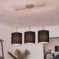 Brilagi - NUBILA LED-riippuvalaisin vaijerilla 3xE27/60W/230V, musta