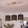 Brilagi - NUBILA LED-riippuvalaisin vaijerilla 3xE27/60W/230V, musta