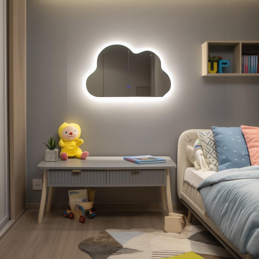Brilagi - LED-kylpyhuonepeili NUVOLA LED/19W/230V 37x60 cm IP44 CRI 90 himmennettävä + CCT