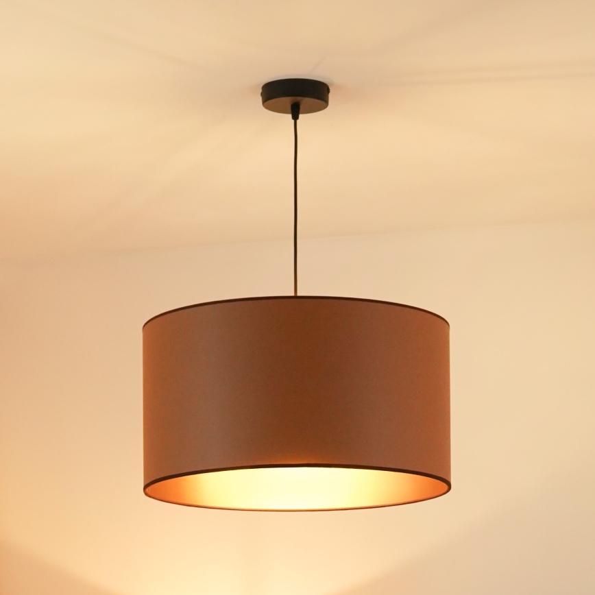 Brilagi - Oregon Roller Vege riippuvalaisin 1xE27/15W/230V Ø 45 cm ruskea