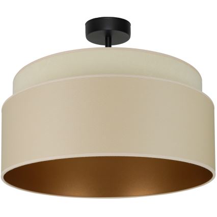 Brilagi - Kiinnitettävä kattovalaisin OREGON VEGE 1xE27/15W/230V halkaisija 45 cm beige