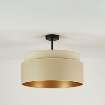 Brilagi - Kiinnitettävä kattovalaisin OREGON VEGE 1xE27/15W/230V halkaisija 45 cm beige