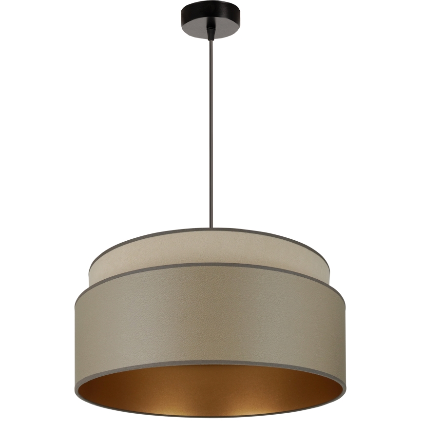 Brilagi - Ripustettava kattovalaisin OREGON VEGE 1xE27/15W/230V halkaisija 45 cm harmaa