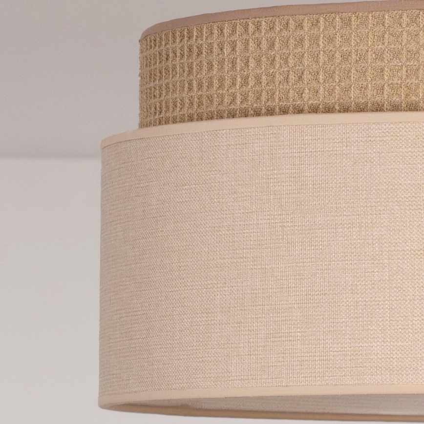 Brilagi - PADOVA-riippuvalaisin vaijerilla, 1xE27/60W/230V, halkaisija 40 cm, beige