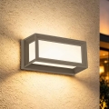 Brilagi - PARKER LED-ulkoseinävalaisin liiketunnistimella LED/12W/230V harmaa IP44
