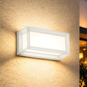 Brilagi - PARKER LED-ulkovalaisin liiketunnistimella LED/12W/230V valkoinen IP44