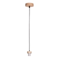 BRILAGI - PARTY-virtajohto 1x E27, enintään 60 W, 230 V, halkaisija 10 cm, tammi