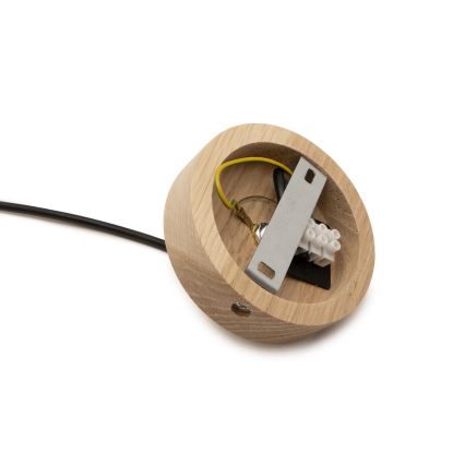 Brilagi - PARTY-virtajohto 1x E27, enintään 60 W, 230 V, halkaisija 10 cm, tammi